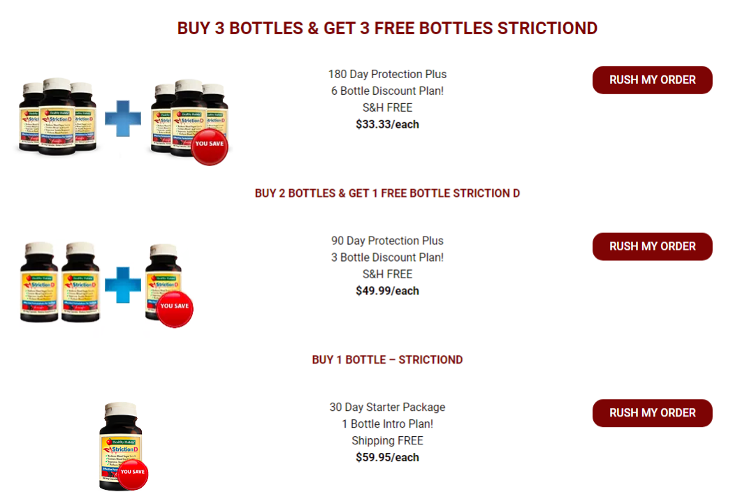 Striction D price